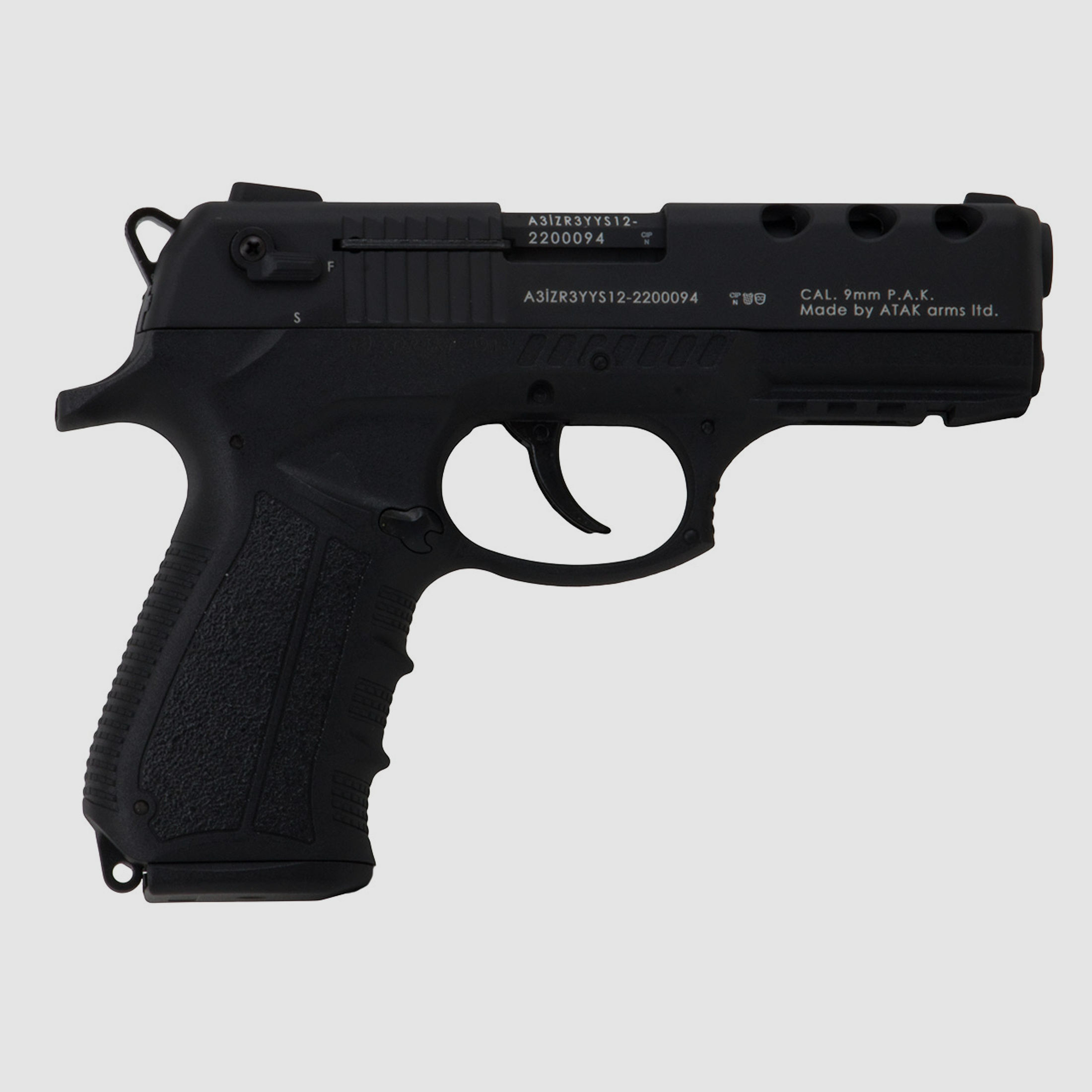 Schreckschuss Pistole Zoraki 4918 schwarz PTB 1050 Kaliber 9 mm P.A.K. (P18)