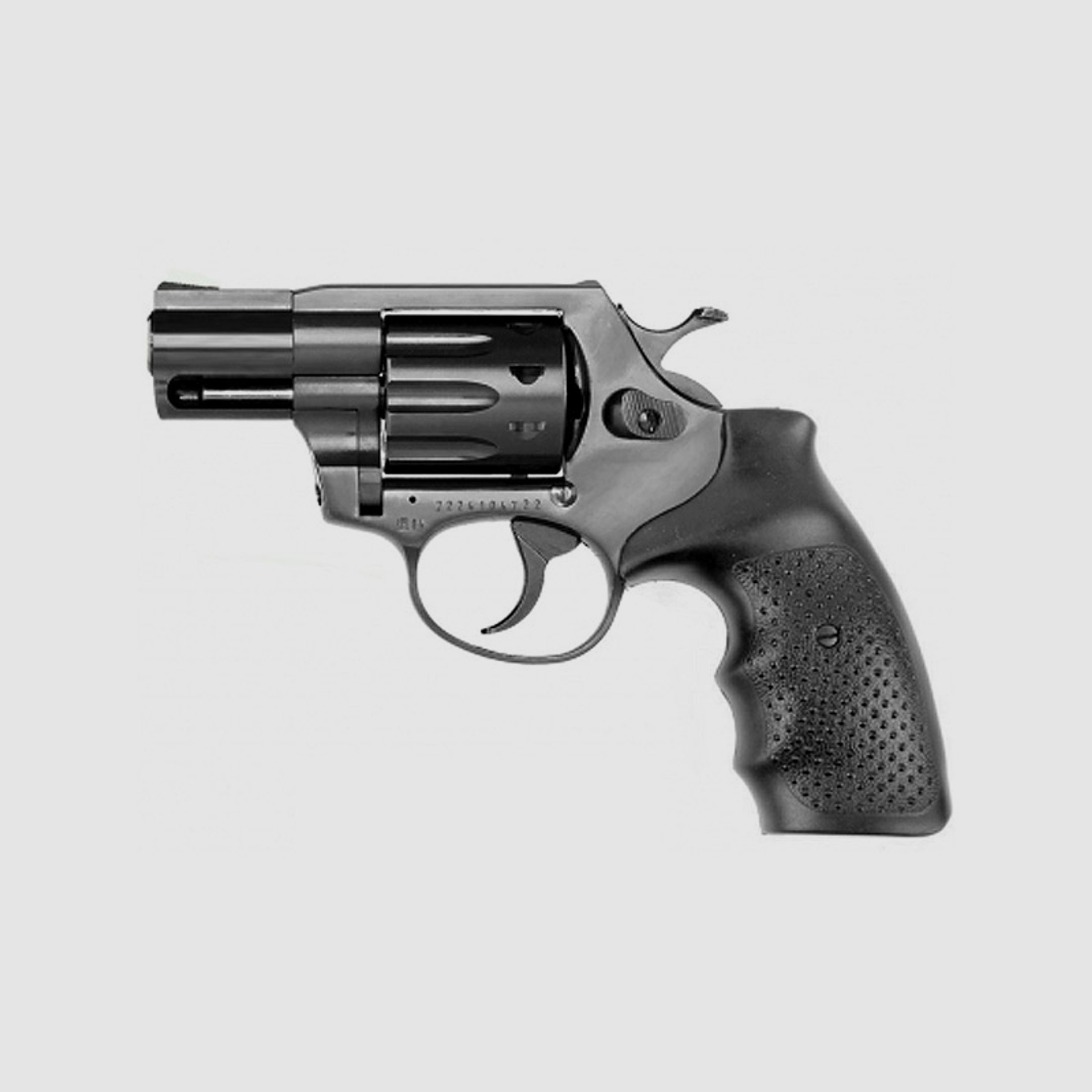 Schreckschuss Revolver Steel Cop 2 Zoll Vollstahl schwarz Kaliber 9 mm R.K. (P18)