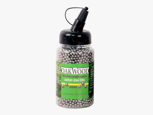Stahlrundkugeln BB's Oakwood Carbon Kaliber 4,5 mm 4000 StĂĽck