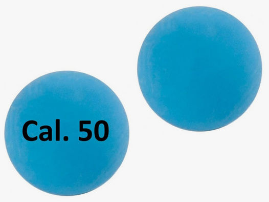 Gummikugeln Rubberballs RAP4 Kaliber .50 blau 100 StĂĽck