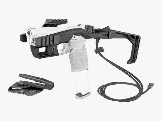 Recover 20/22 Stabilizer Komplettkit fĂĽr diverse Smith & Wesson M&P Pistolen schwarz inklusive Holster