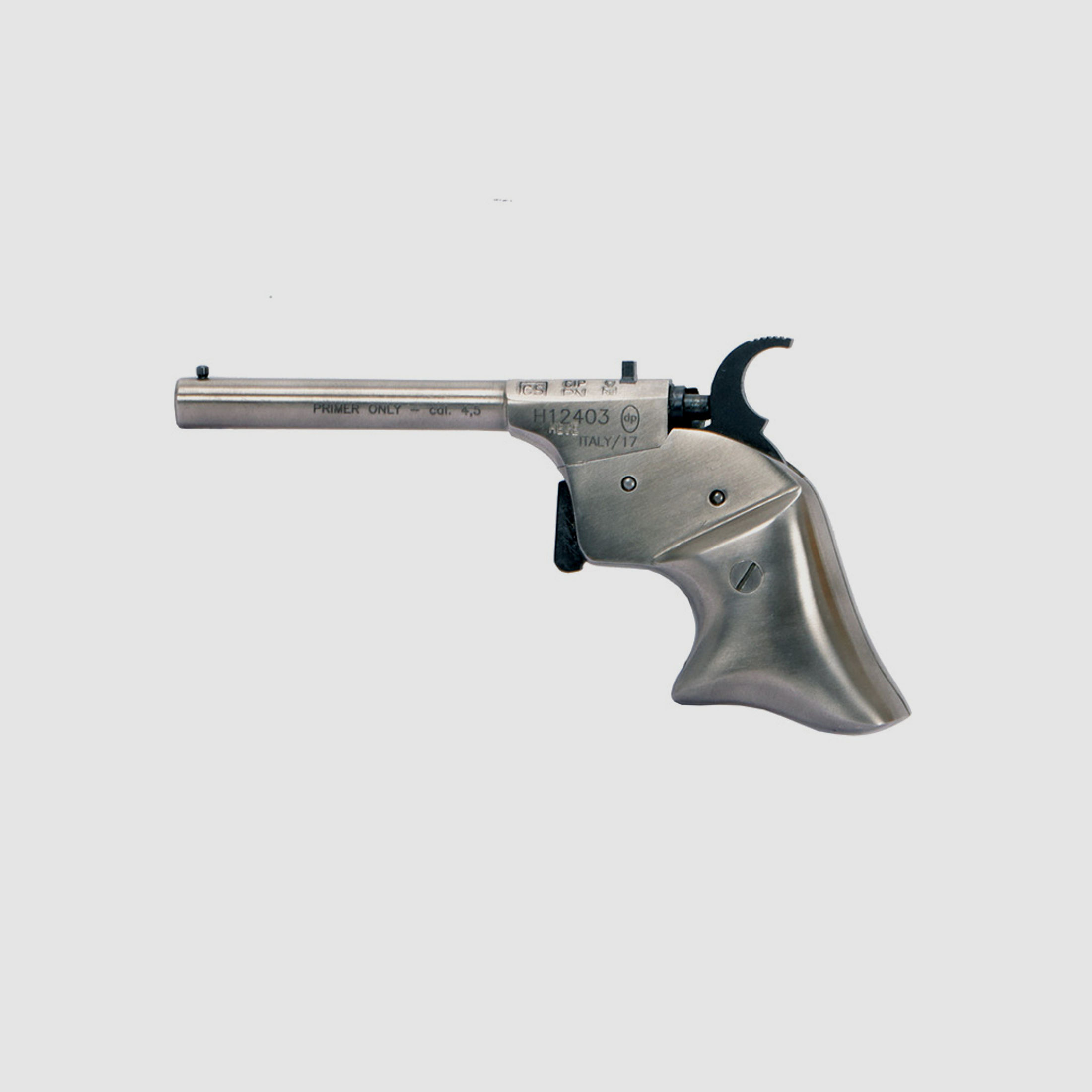 Mini Perkussionspistole Pedersoli Derringer Remington Rider Blank Kaliber 4,5 mm (P18)