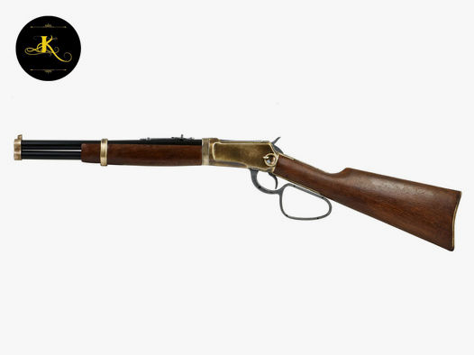 Deko Westerngewehr Kolser Winchester Mod. 92 Carbine USA 1892 realistisches Repetieren mit HĂĽlsenauswurf LĂ¤nge 82 cm messing
