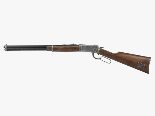Deko Westerngewehr Kolser Winchester Mod. 92 Carbine USA 1892 voll beweglich LĂ¤nge 100 cm altgrau