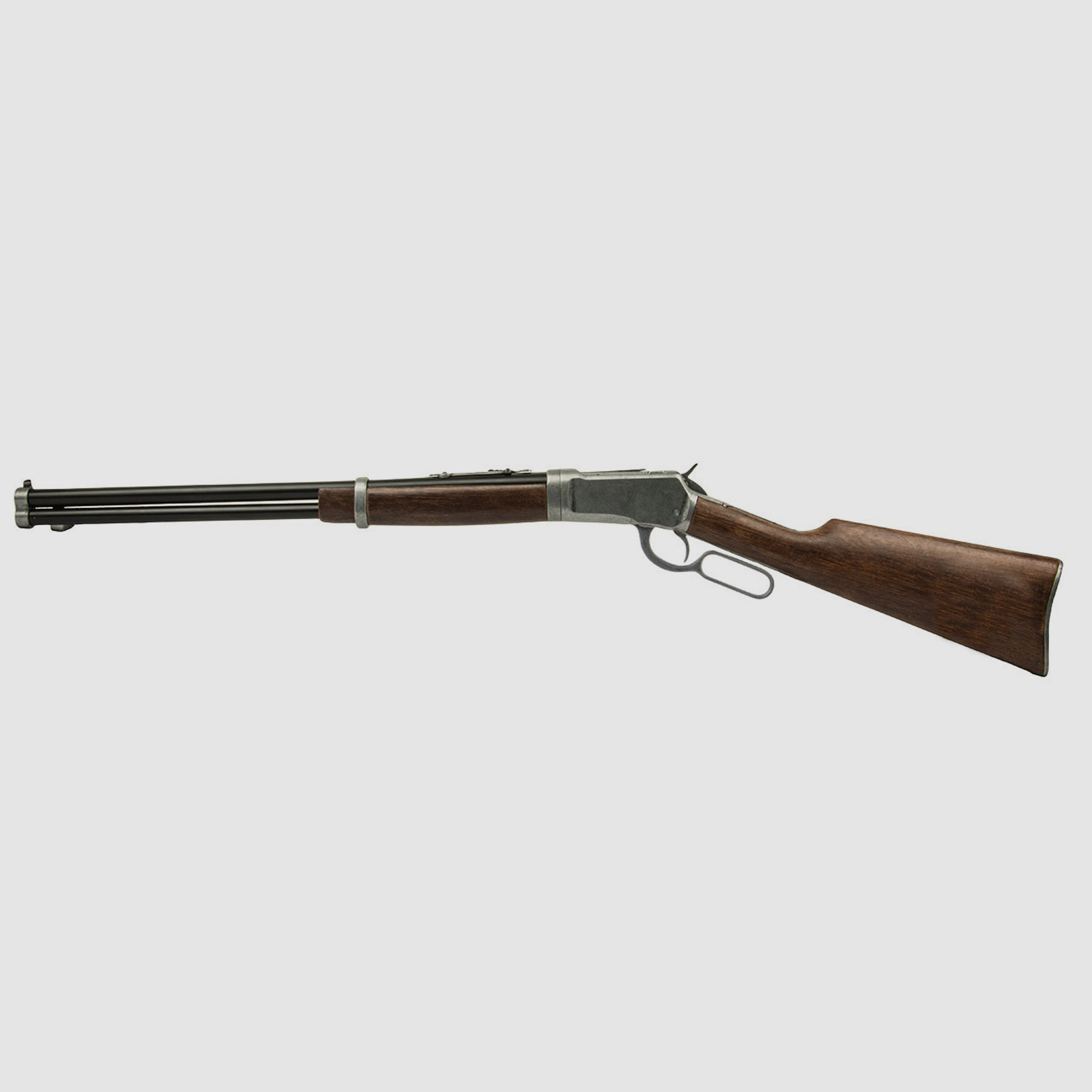 Deko Westerngewehr Kolser Winchester Mod. 92 Carbine USA 1892 realistisches Repetieren mit HĂĽlsenauswurf LĂ¤nge 100 cm altgrau
