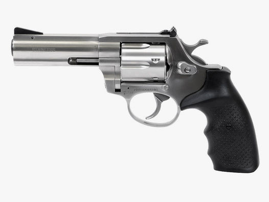 Schreckschuss Revolver Steel Cop S Tac Edelstahl 4 Zoll Vollstahl mit Laufgewinde Kaliber 9 mm R.K. (P18)