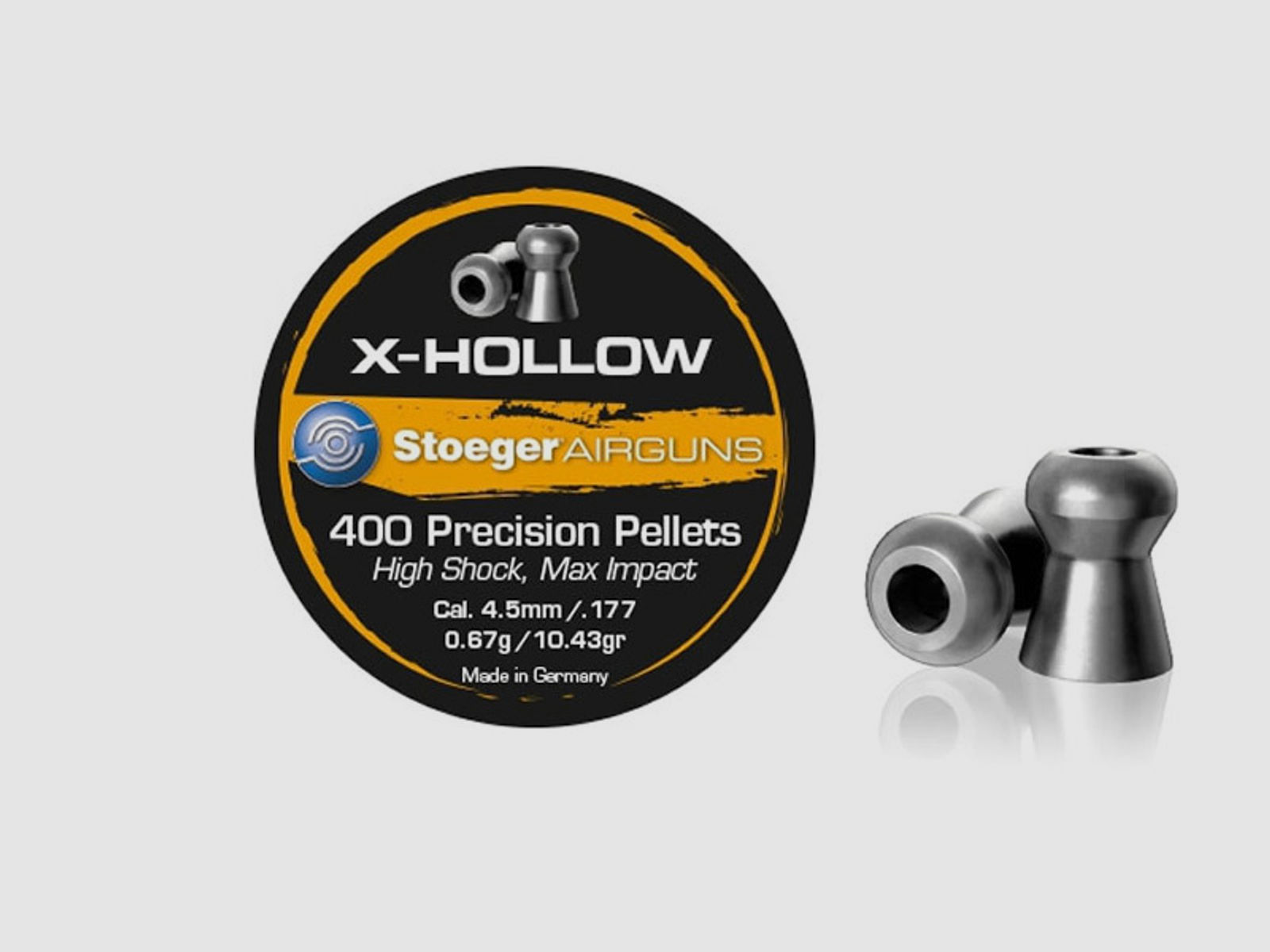 Hohlspitz Diabolos Stoeger X-Hollow Kaliber 4,5 mm 0,67 g glatt 400 StĂĽck