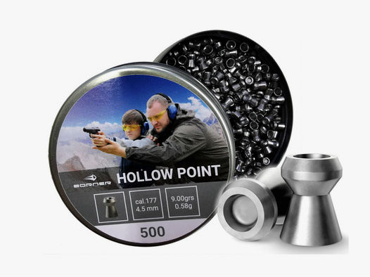 Hohlspitz Diabolos Borner Hollow Point Kaliber 4,5 mm 0,58 g glatt 500 StĂĽck