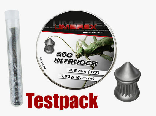 Testpack Spitzkopf Diabolos Umarex Intruder Kaliber 4,5 mm 0,53 g geriffelt spezial 40 StĂĽck