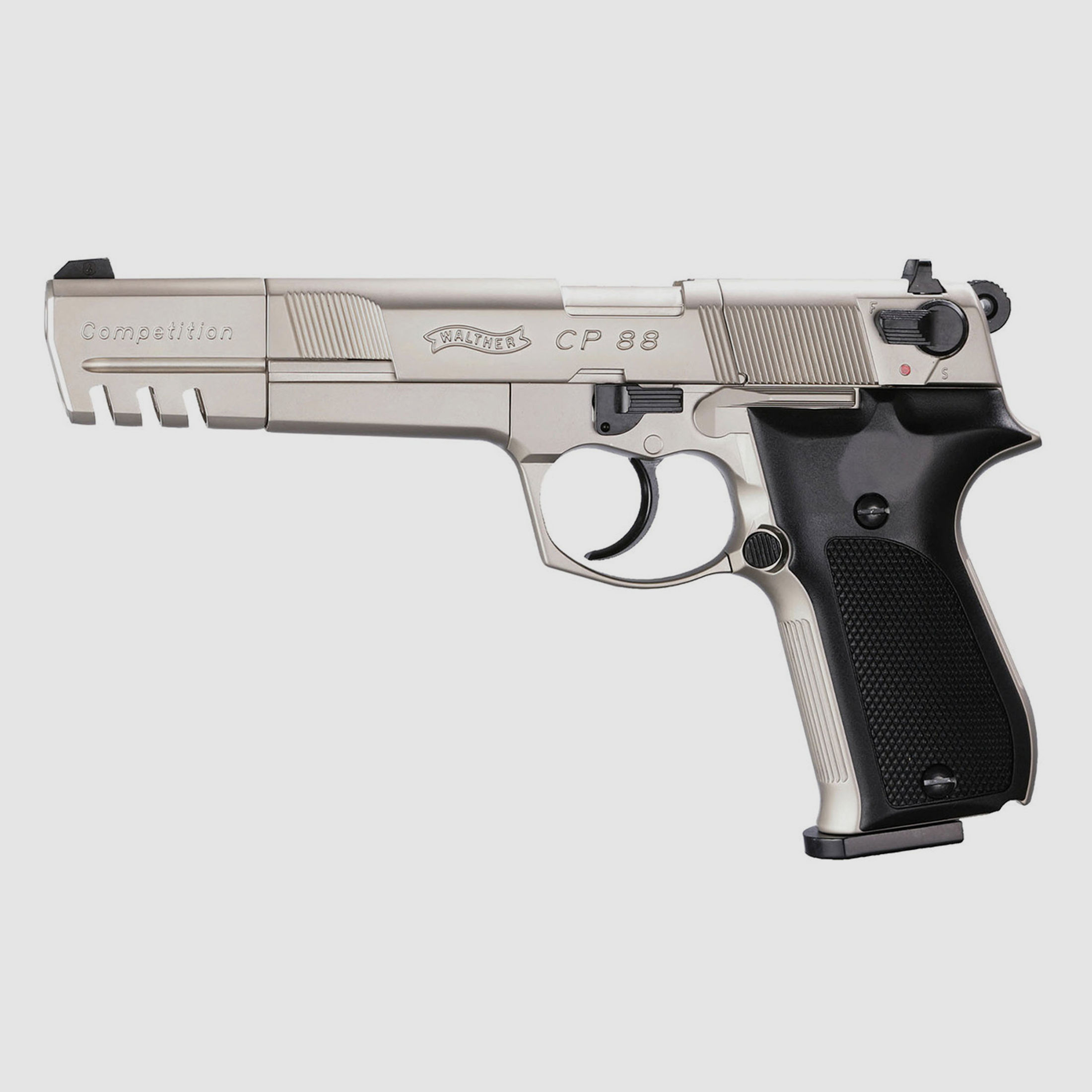 CO2 Pistole Walther CP88 Competition Lauf 6 Zoll nickel Kaliber 4,5 mm Diabolo (P18)