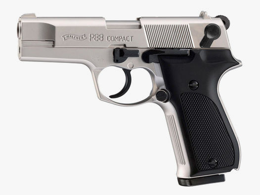 Schreckschuss Pistole Walther P88 Compact nickel KS Kaliber 9 mm P.A.K. (P18)