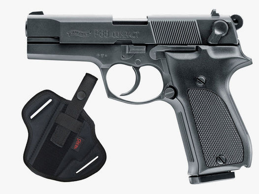 Schreckschuss Pistole Walther P88 Compact Kaliber 9 mm P.A.K. (P18) + Universalholster