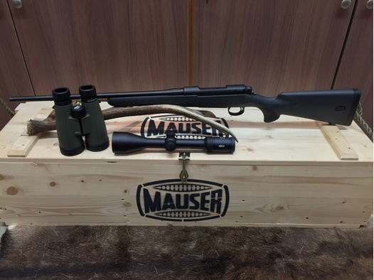 Mauser M18, mit Meopta MeoStar R2 2,5-15x56 RD und MeoPro 8x56 HD