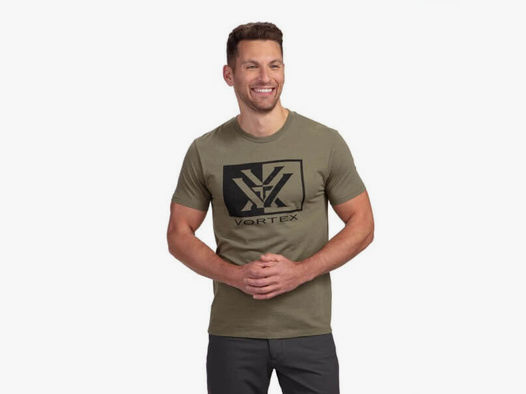 Vortex Split Screen T-Shirt Military L