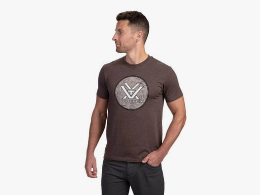 Vortex Hunting Grounds T-Shirt Brown L
