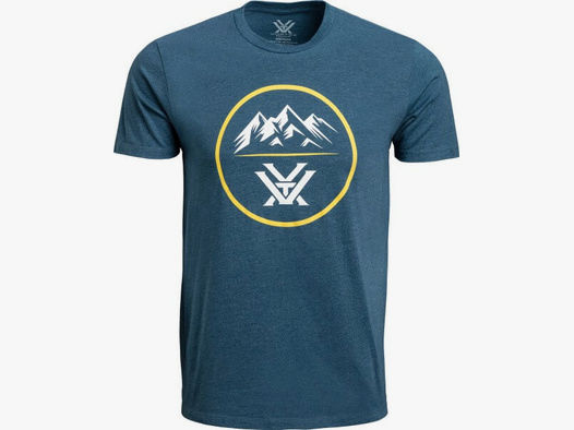 Vortex Three Peaks T-Shirt Steel Blue M