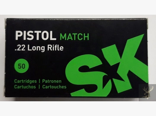 SK-Munition Pistol Match .22 lfB