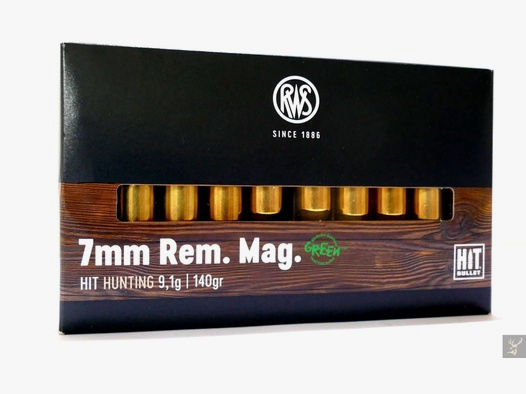 RWS 7MM REM MAG HIT 9,1gr/140 grain