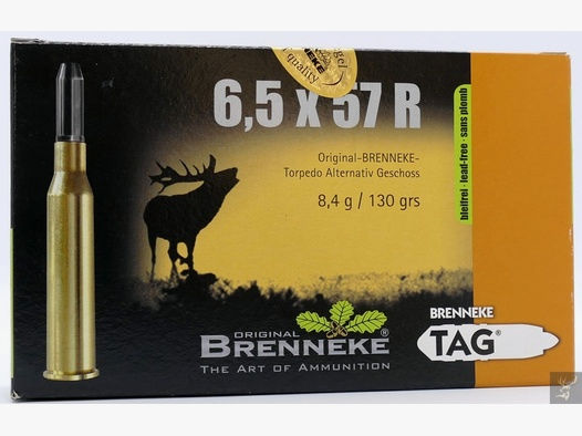 Brenneke 6,5x57R TAG 8,4g