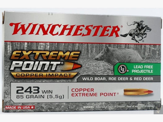 Winchester .243Win Xtreme Point Copper Im 5,51g/80grs