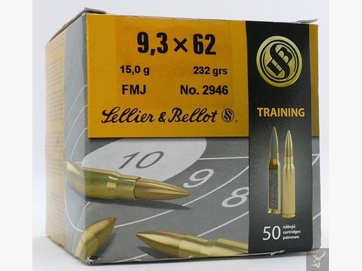 Sellier & Bellot 9,3x62 FMJ 15,0g/232gr