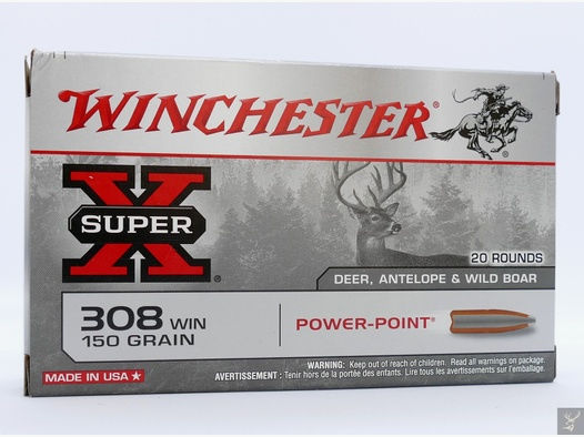 Winchester .308 Win. Power Point 9,7g/150grs