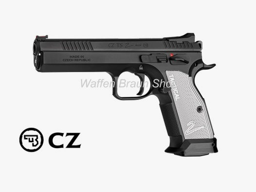 CZ 75 TS 2 Silver Model 9mm Luger