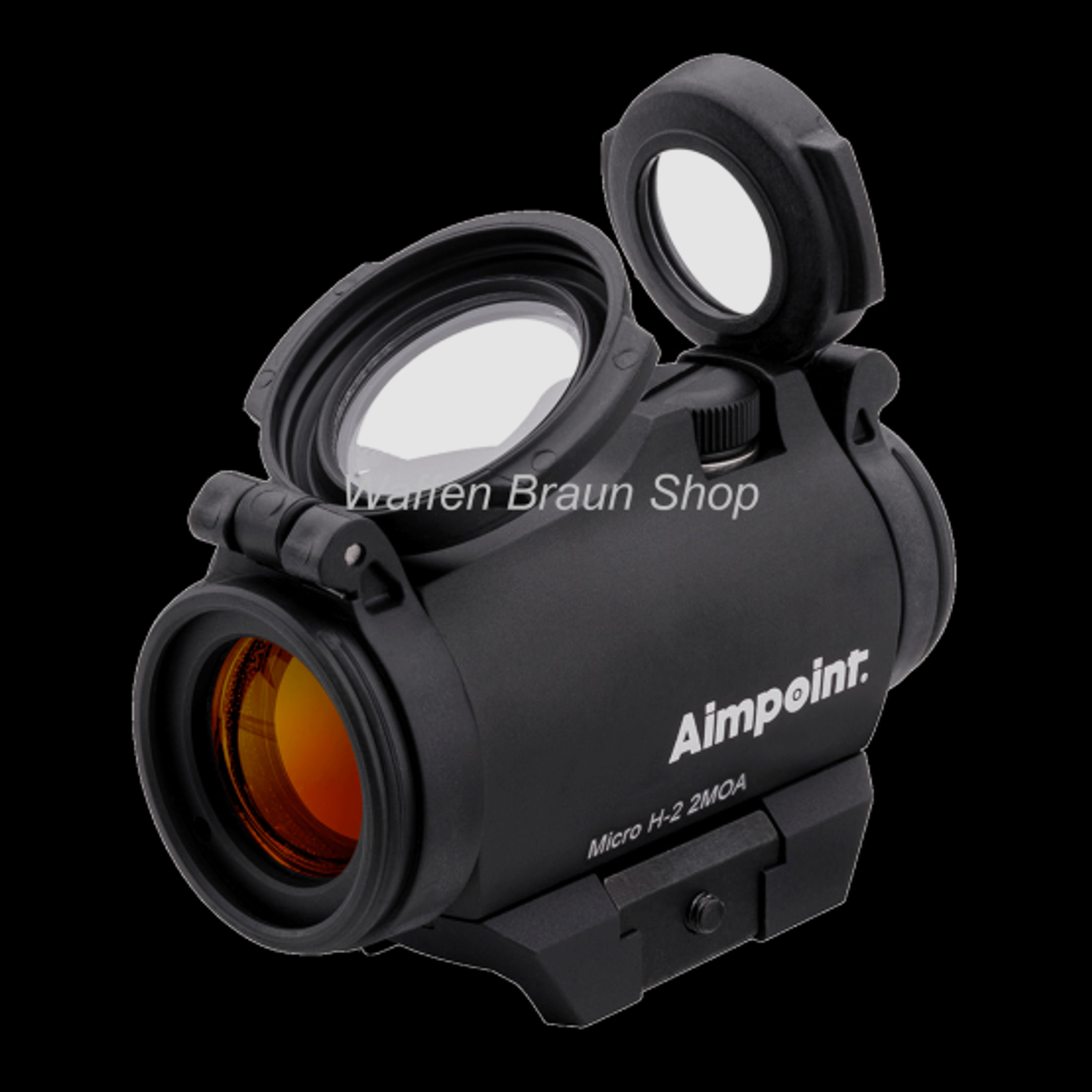 Aimpoint Mod. Micro H-2 2 MOA / Schwarz / ohne Adapter