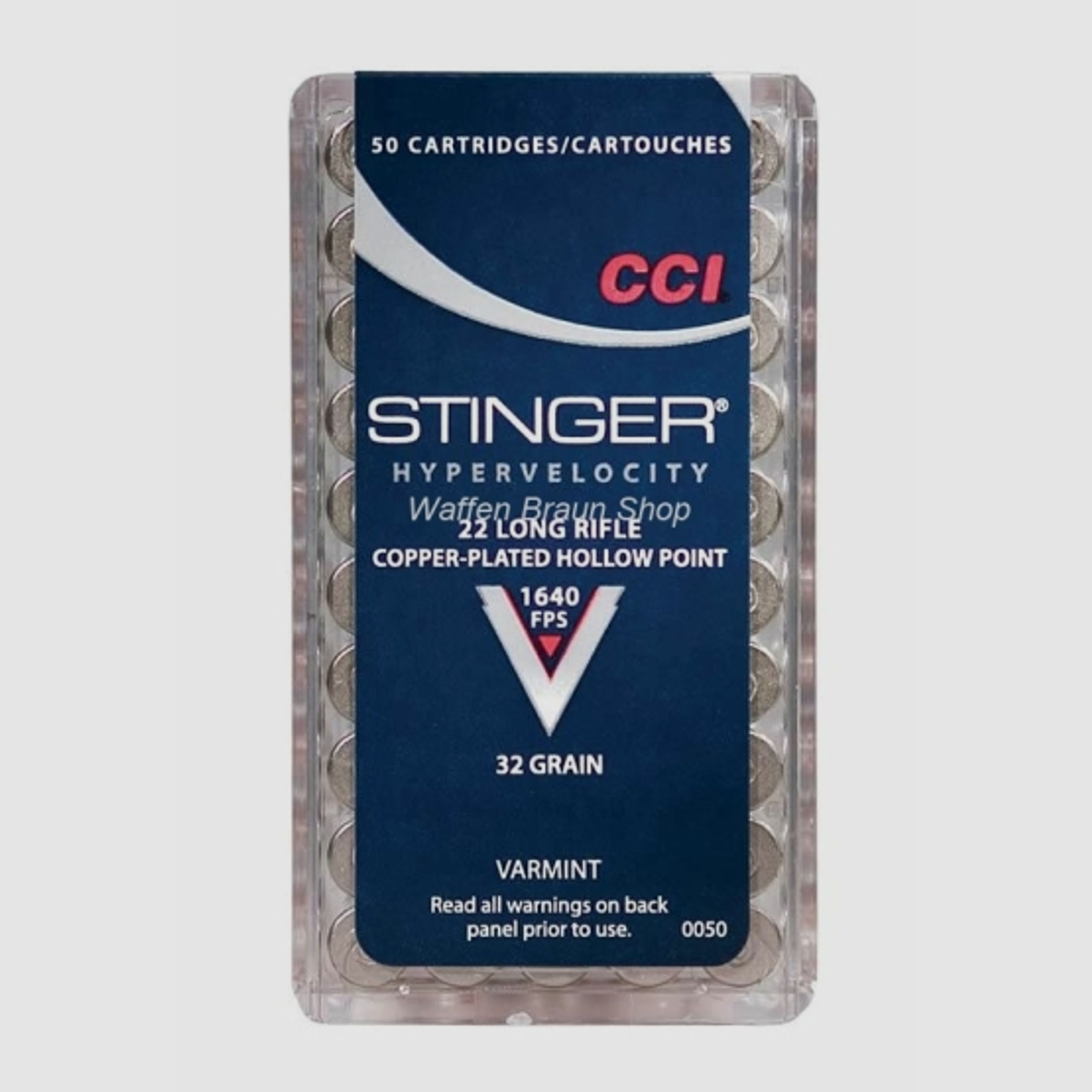 CCI 5050 STINGER .22 EX LR.  50 Stück