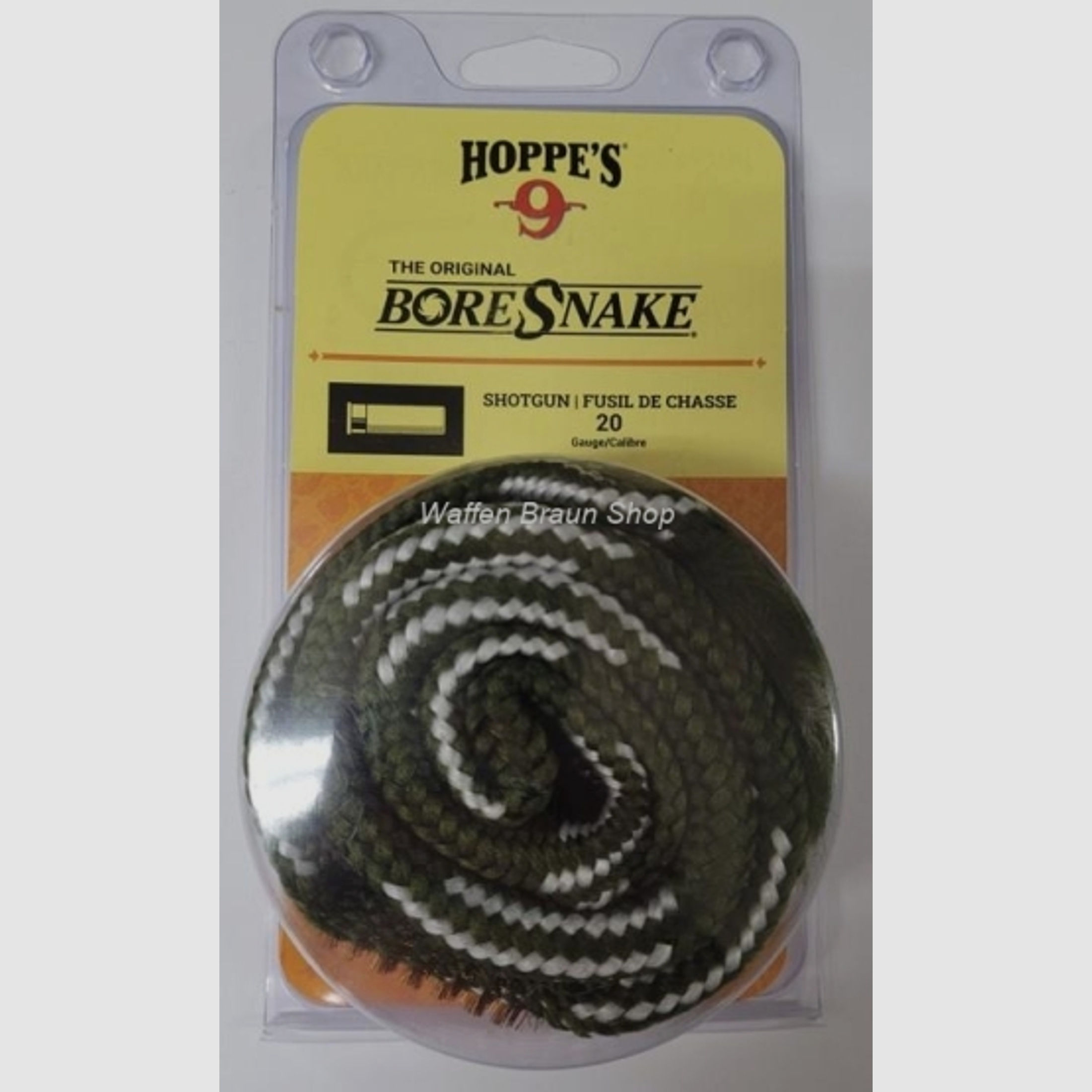 Hoppe s Bore Snake/ Qucik Clean 9,3mm / .375 / für Langwaffen
