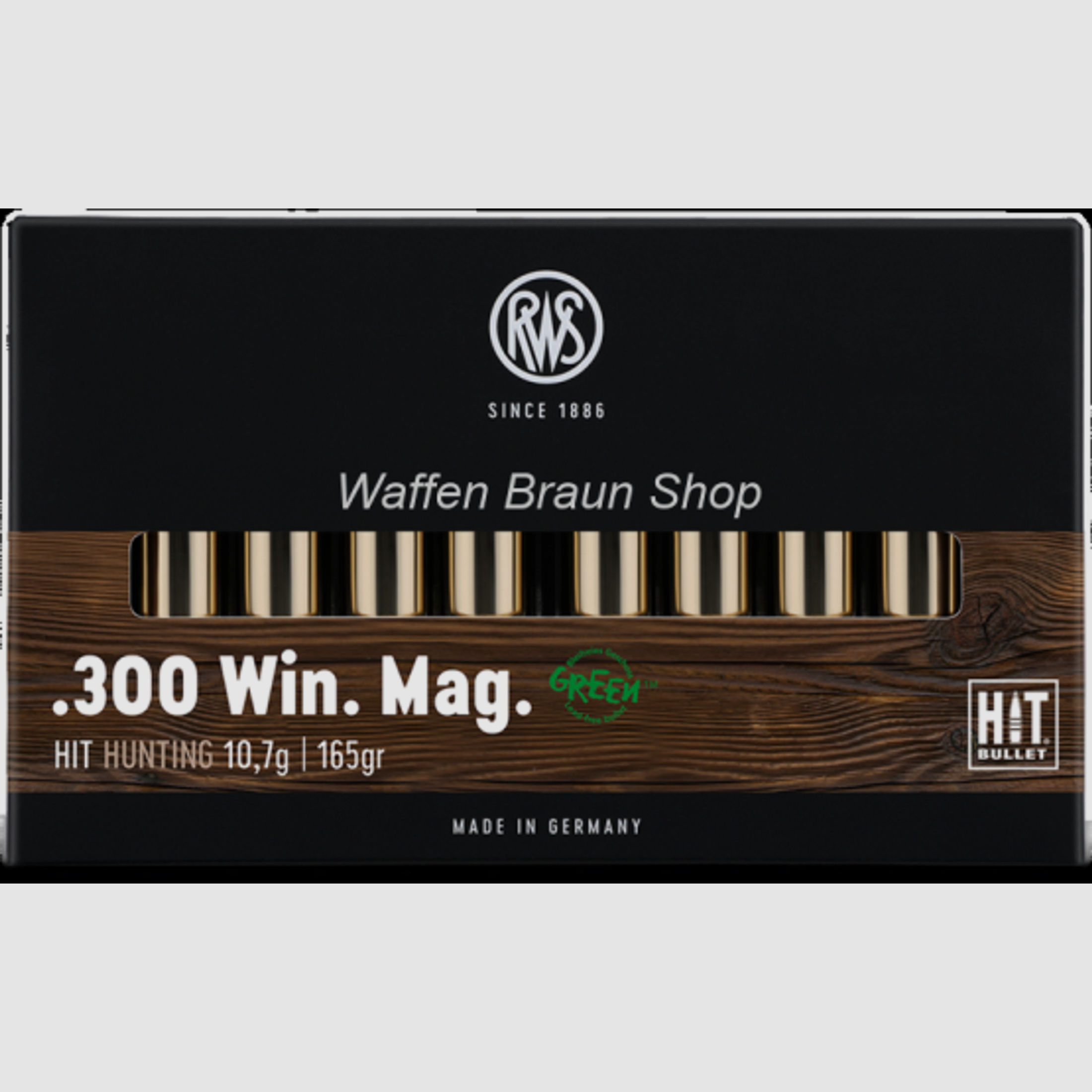 RWS.300 Win Mag HIT Green 10,7g 20 Stück