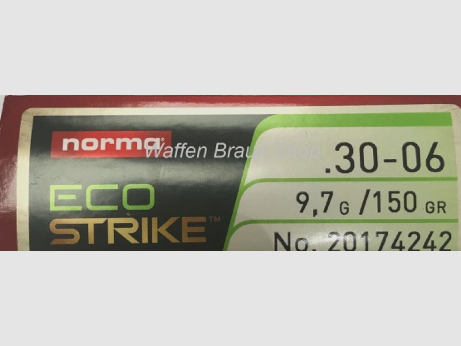 NORMA .30-06 ECOSTRIKE 9,7G 150GR 20  Stück