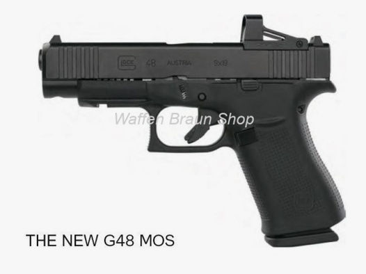 Glock Pistole G48 R7 M.O.S./FS 9mm Luger inkl. Shield RMSc Visier