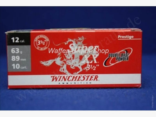 Winchester SUPER XX MAGNUM, 12-89, 20mm, 63g, P2, 10 Stück