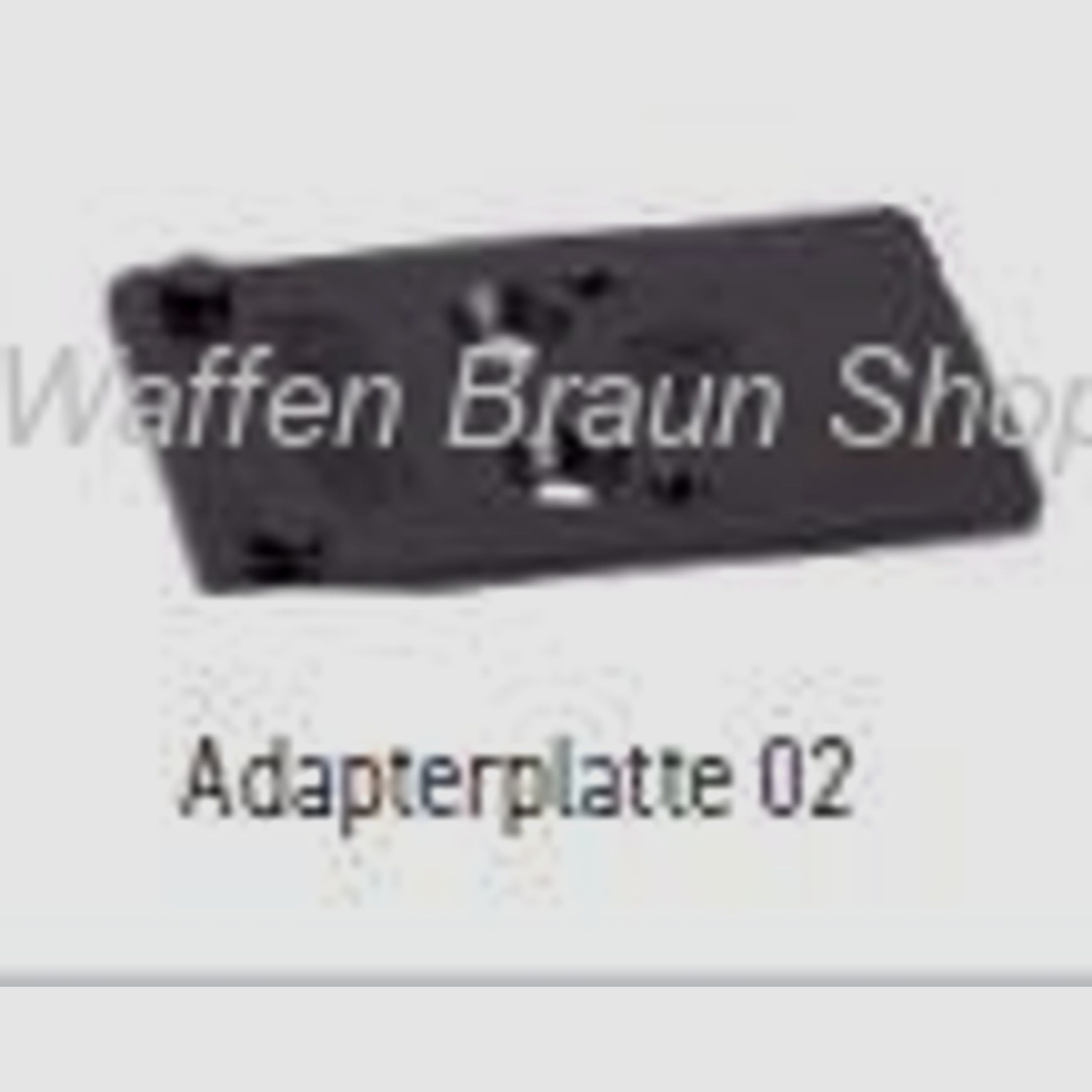Adapterplatte 02 für z.B. Trijicon RMR u. SRO, Holosun 507C/407C/508T, Riton, Axion für Walther PDP