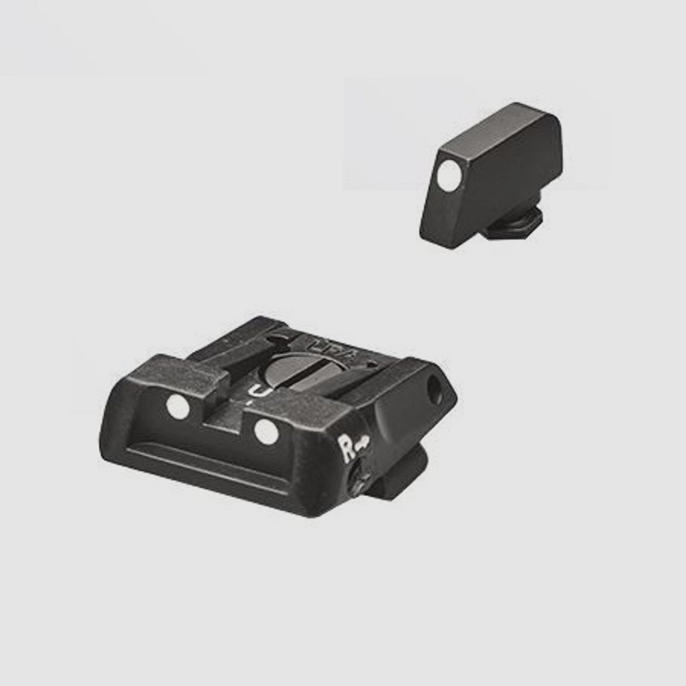 LPA SPR C-Visier 3-Dot weiß Glock 17-35/44