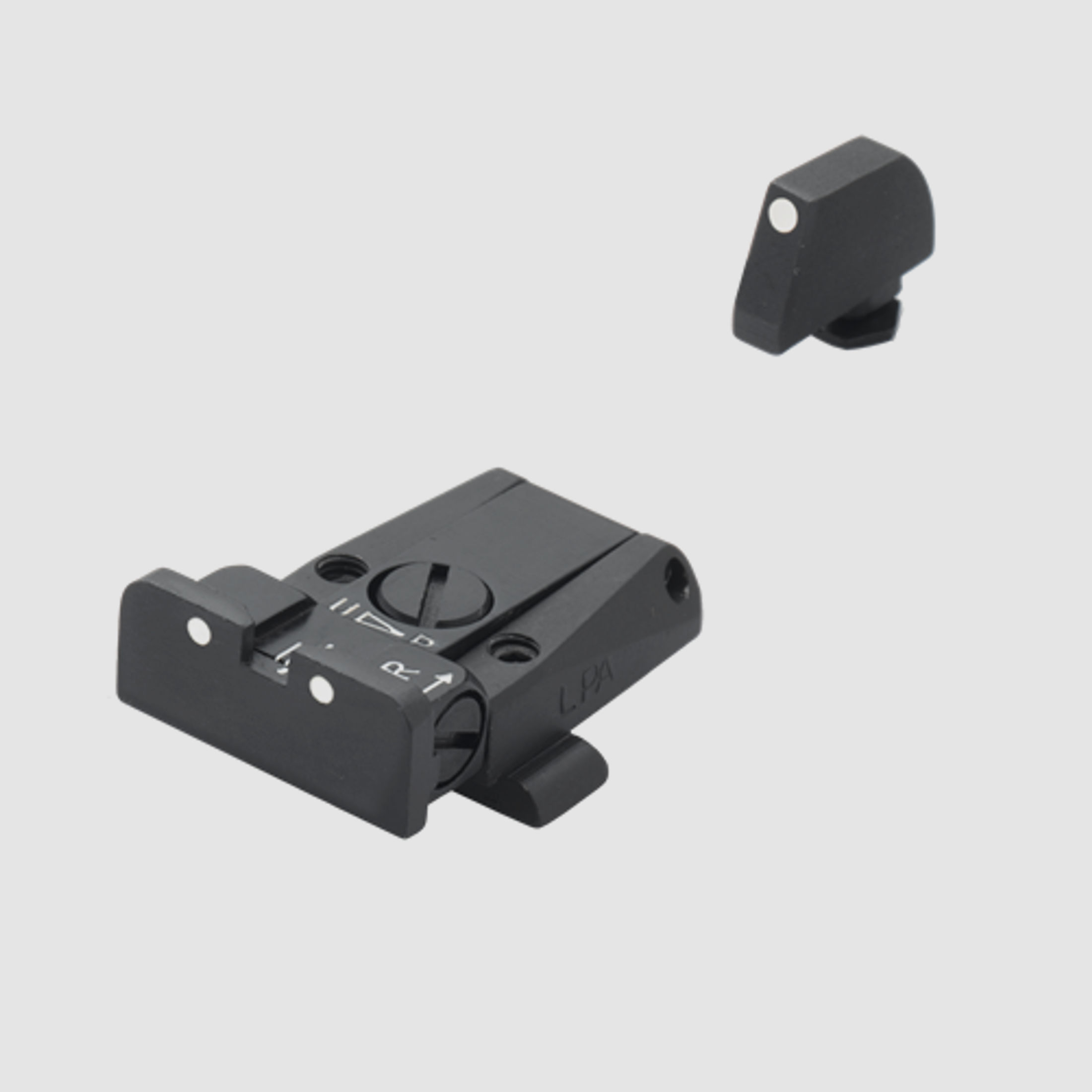 LPA SPR Visier 3-Dot weiß Glock 17-35/44