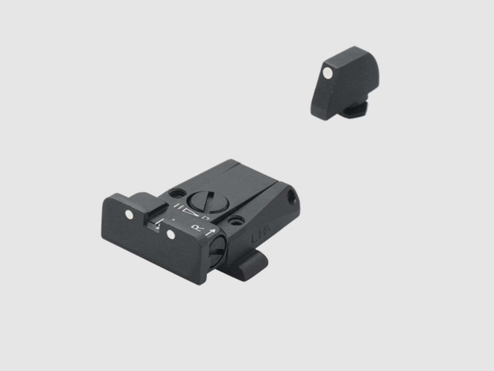 LPA SPR Visier 3-Dot weiß Glock 17-35/44