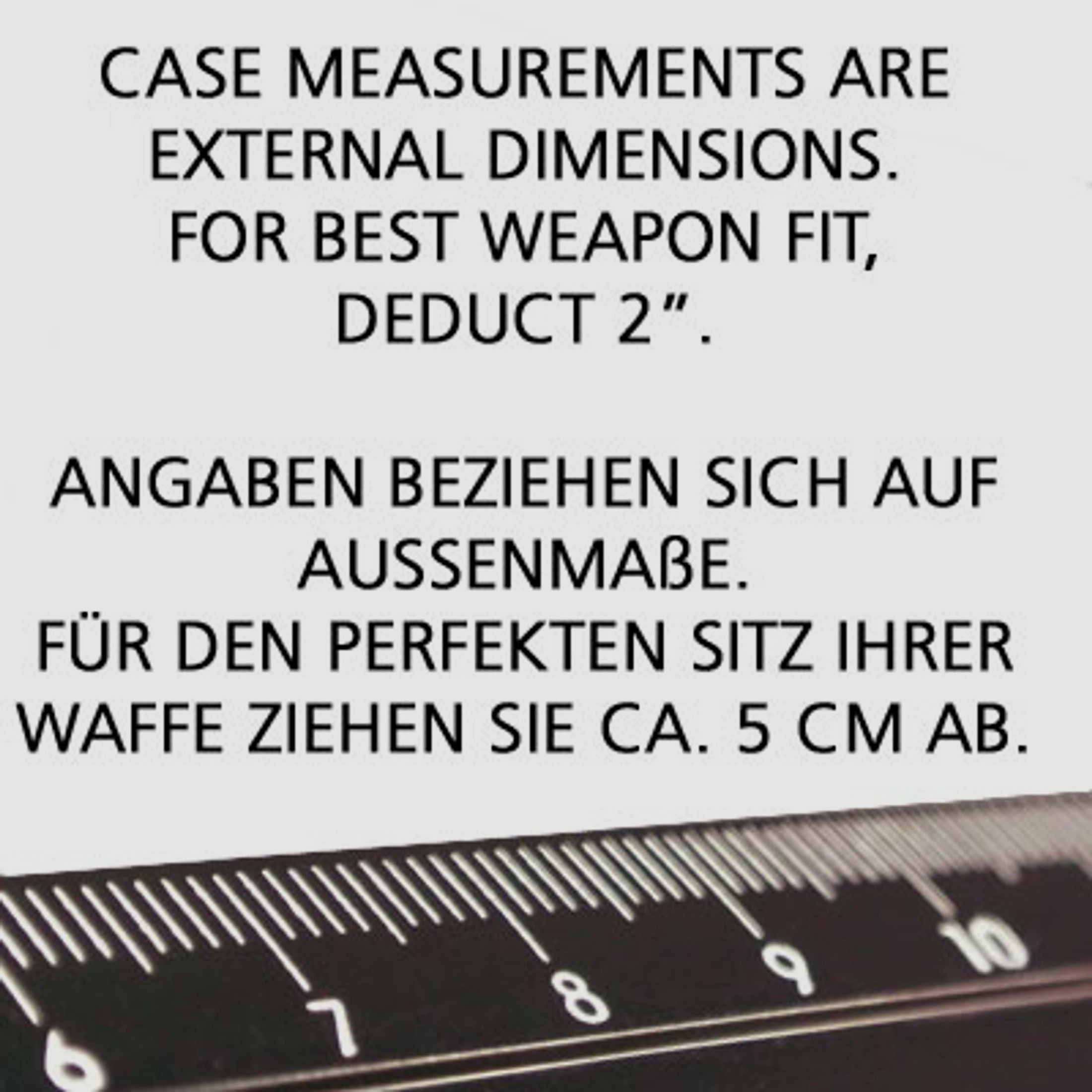 Bulldog Cases Futteral Rifle m/ZF 122cm C-Panel