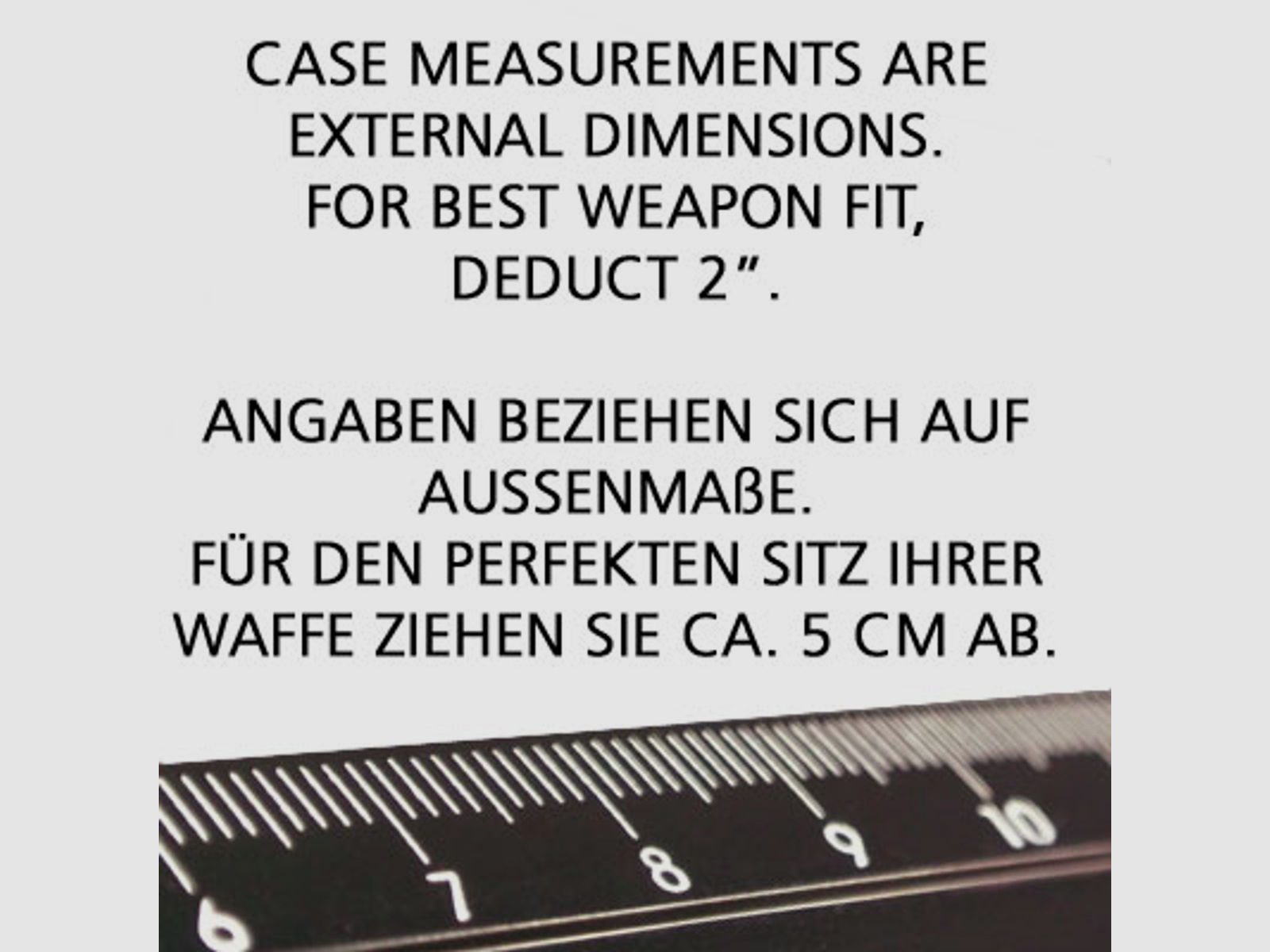 Bulldog Cases Futteral Rifle m/ZF 122cm C-Panel
