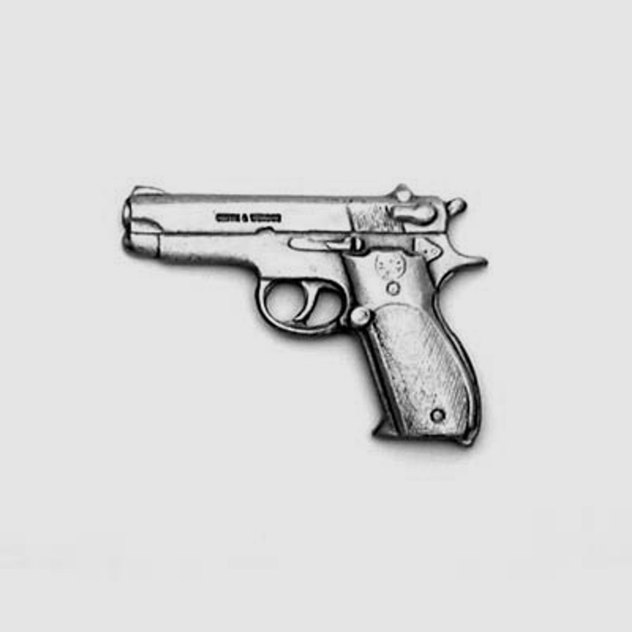 Smith & Wesson Anstecker SW Pistole M39