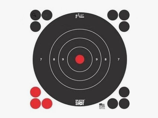 Pro-Shot 12 Scheiben Bullseye weiß 30cm