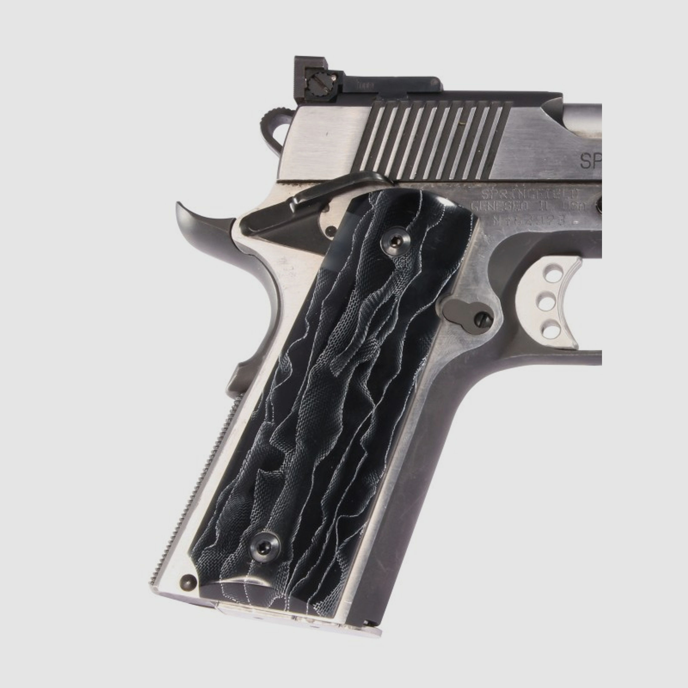 Pachmayr Griff Custom Alume Black Colt 1911