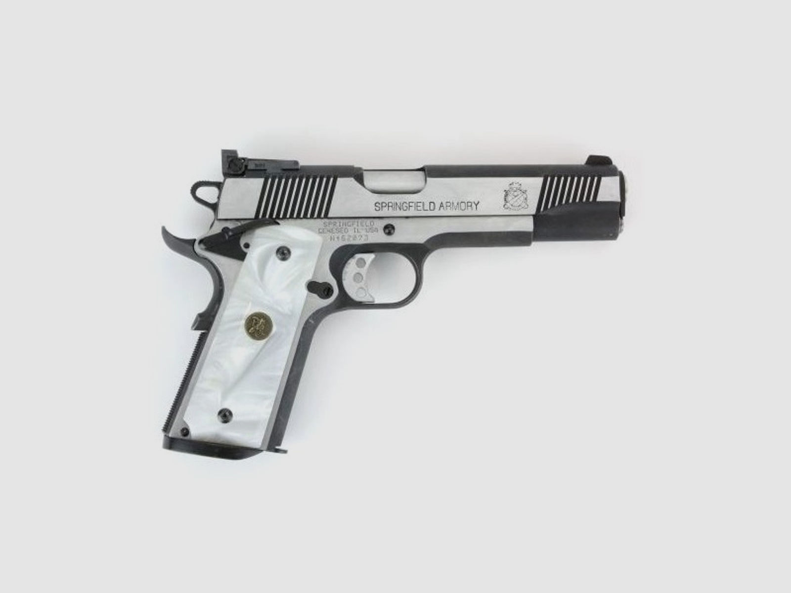 Pachmayr Griff White Pearl Colt 1911A1