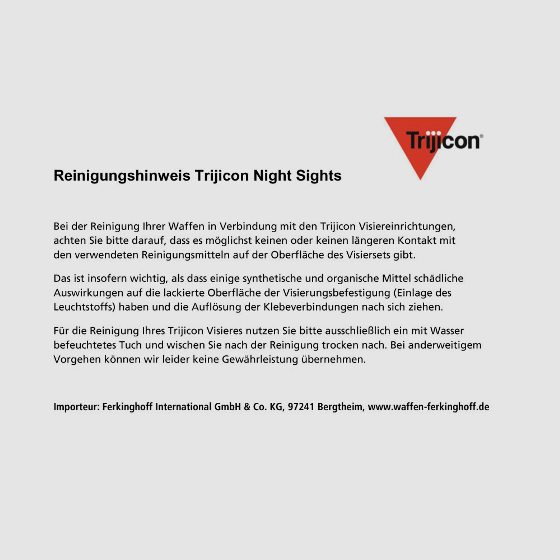 Trijicon N-Visier B&T Grün/Orange Steyr M-A1