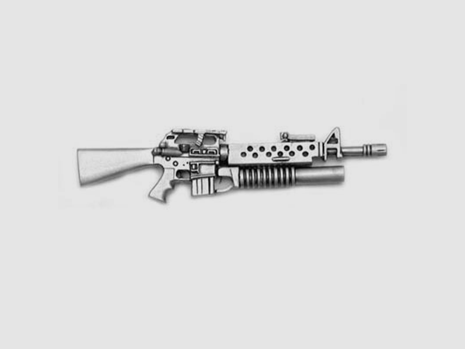 Empire Pewter Anstecker Military M16 Commando