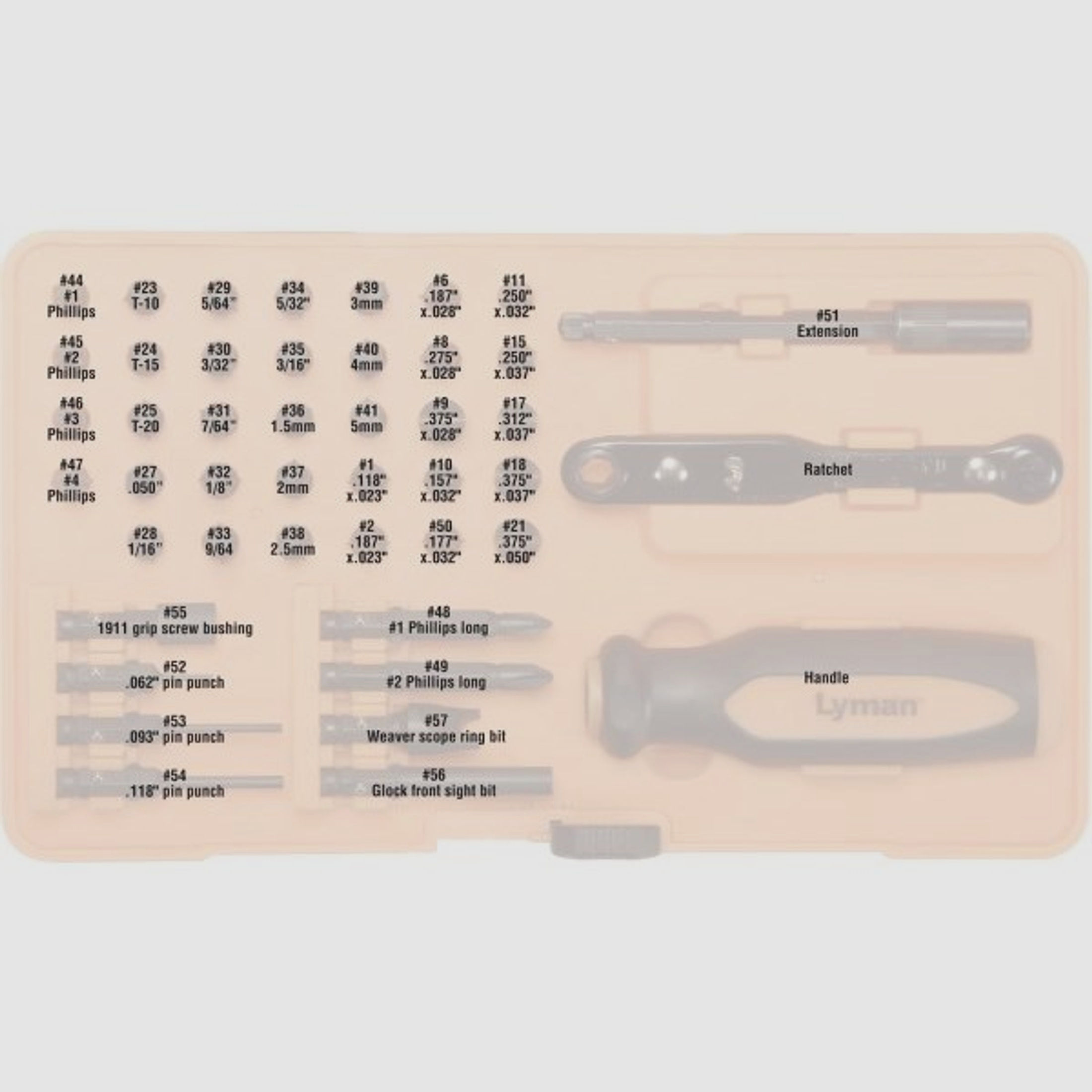 Lyman Gunsmith Tool Kit Master 45-t