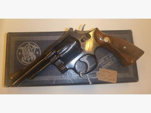 Revolver Smith + Wesson Mod. 15, Kal. .38 spec.