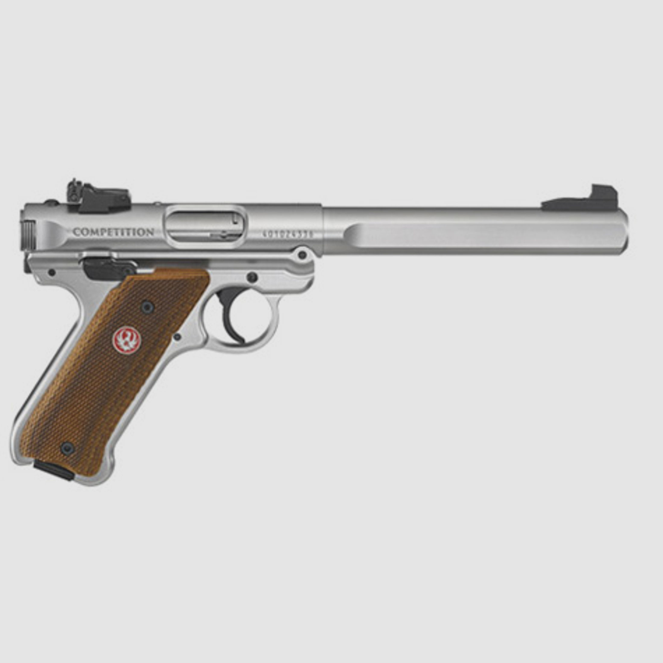 Pistole || Ruger Mark IV Competition stainless, Kaliber .22lr