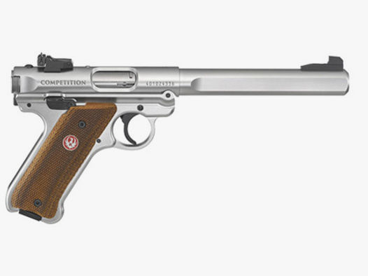 Ruger Mark IV Competition stainless, Kaliber .22lr || Pistole